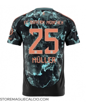 Bayern Munich Thomas Muller #25 Maglia Gara Trasferta Repliche 2024-25